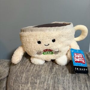 BumBumz Friends Cream Coffee Cup Plush